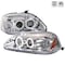 Spec-D Tuning 96-98 Honda Civic Halo LED Projector Chrome 2LHP-CV96-TM - alternate 1